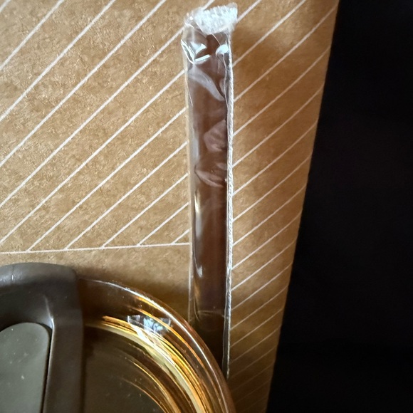 New Stanley 40oz Brown Laser Engraved CoachGold Patterned w/ Brown Straw - Picture 6 of 8